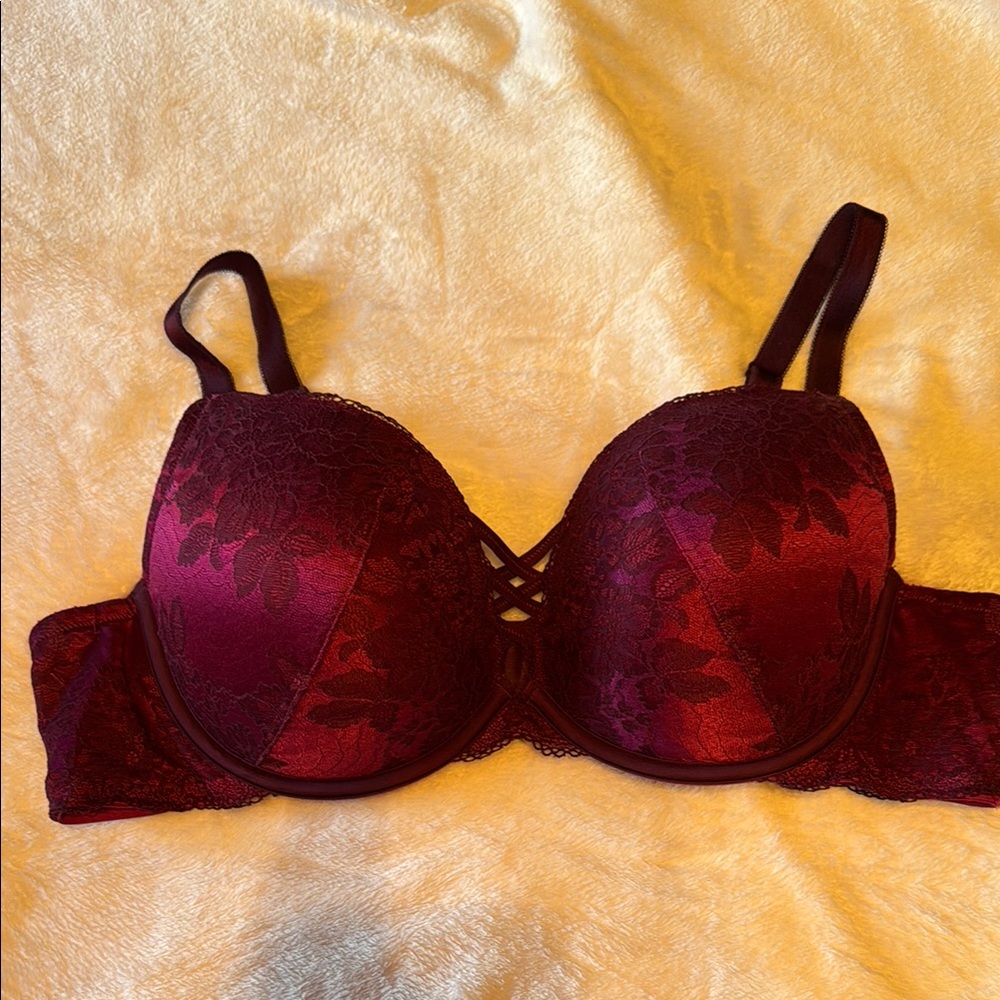 Torrid Burgundy Lace Bra